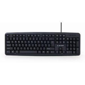 Keyboard – GEMBIRD KB-U-103-RU Black Monochrome English Russian QWERTY