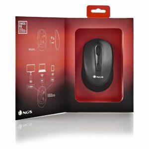Mouse – NGS SMOG-RB Black 2400 dpi Wireless (1 Unit)