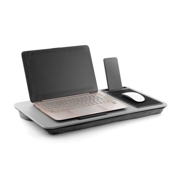 Portable Laptop Desk with XL Cushion – Deskion InnovaGoods (Grey/Black) - Image 7