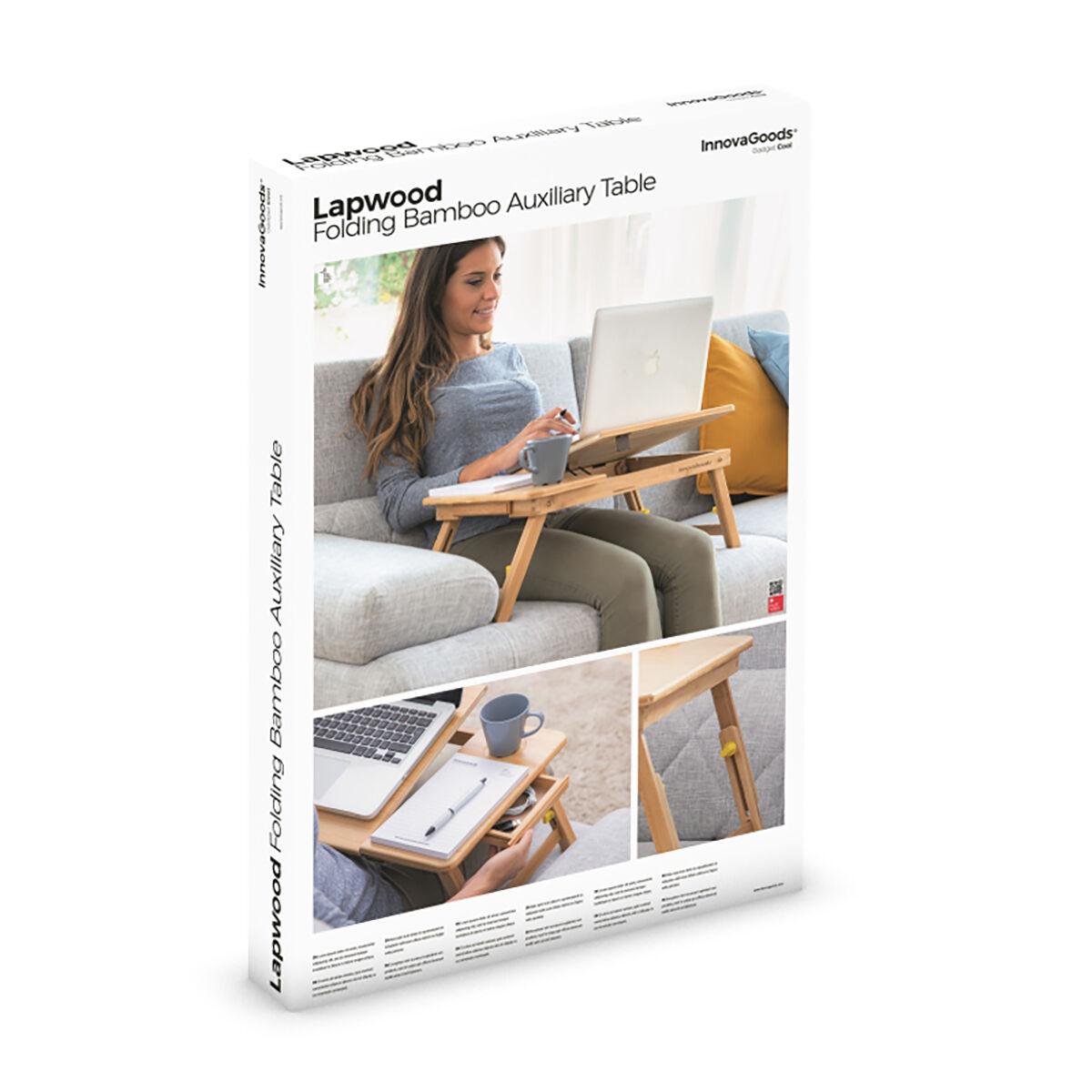 Bamboo Folding Side Table – Lapwood InnovaGoods - Image 12