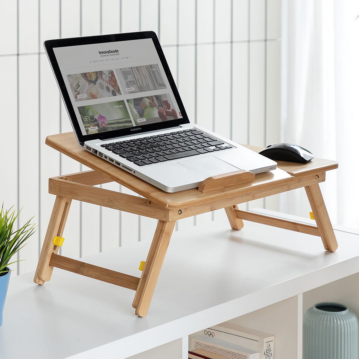 Bamboo Folding Side Table – Lapwood InnovaGoods - Image 8