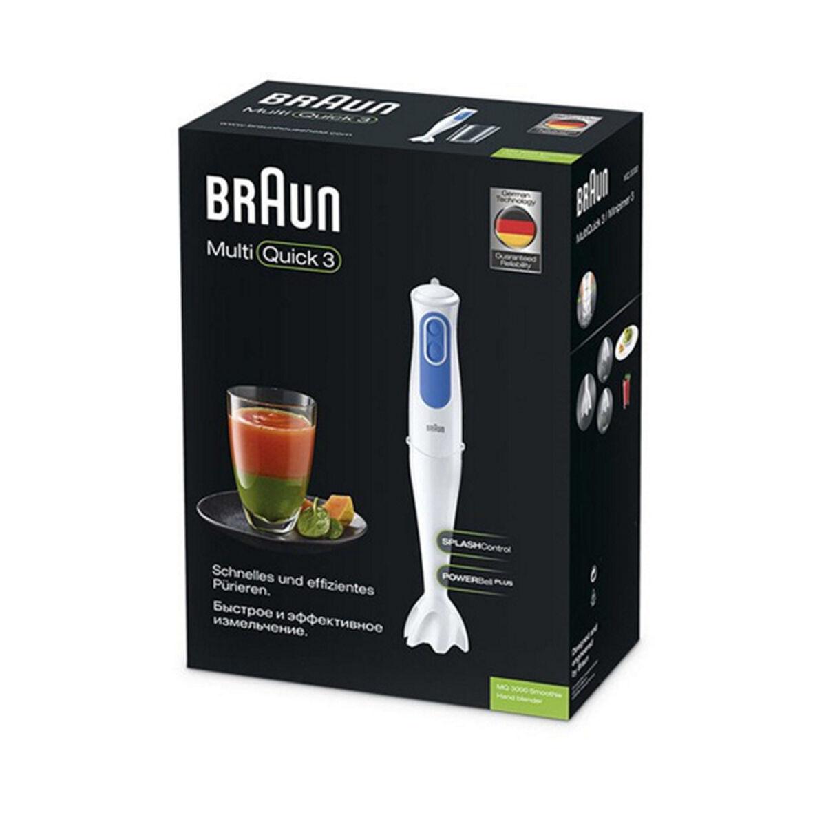 Hand-held Blender – Braun MQ 3000 Smoothie White/Blue – 700 W - Image 6
