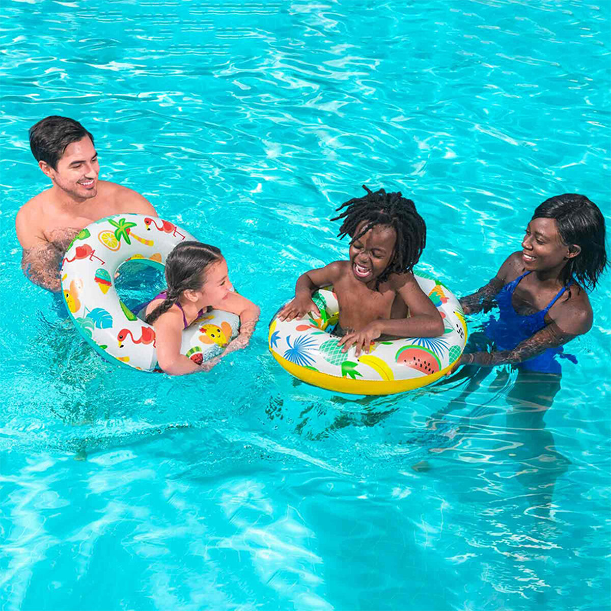 Inflatable Float – Bestway Multicolour 53 × 53 × 12 cm - Image 2