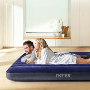 Inflatable Mattress – Intex Beam Standard Classic Downy (183 × 25 × 203 cm)