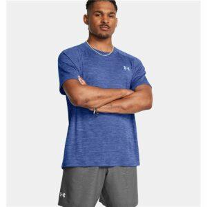 Men’s Short Sleeve T-Shirt – Under Armour Tech Textured SS Dark Blue
