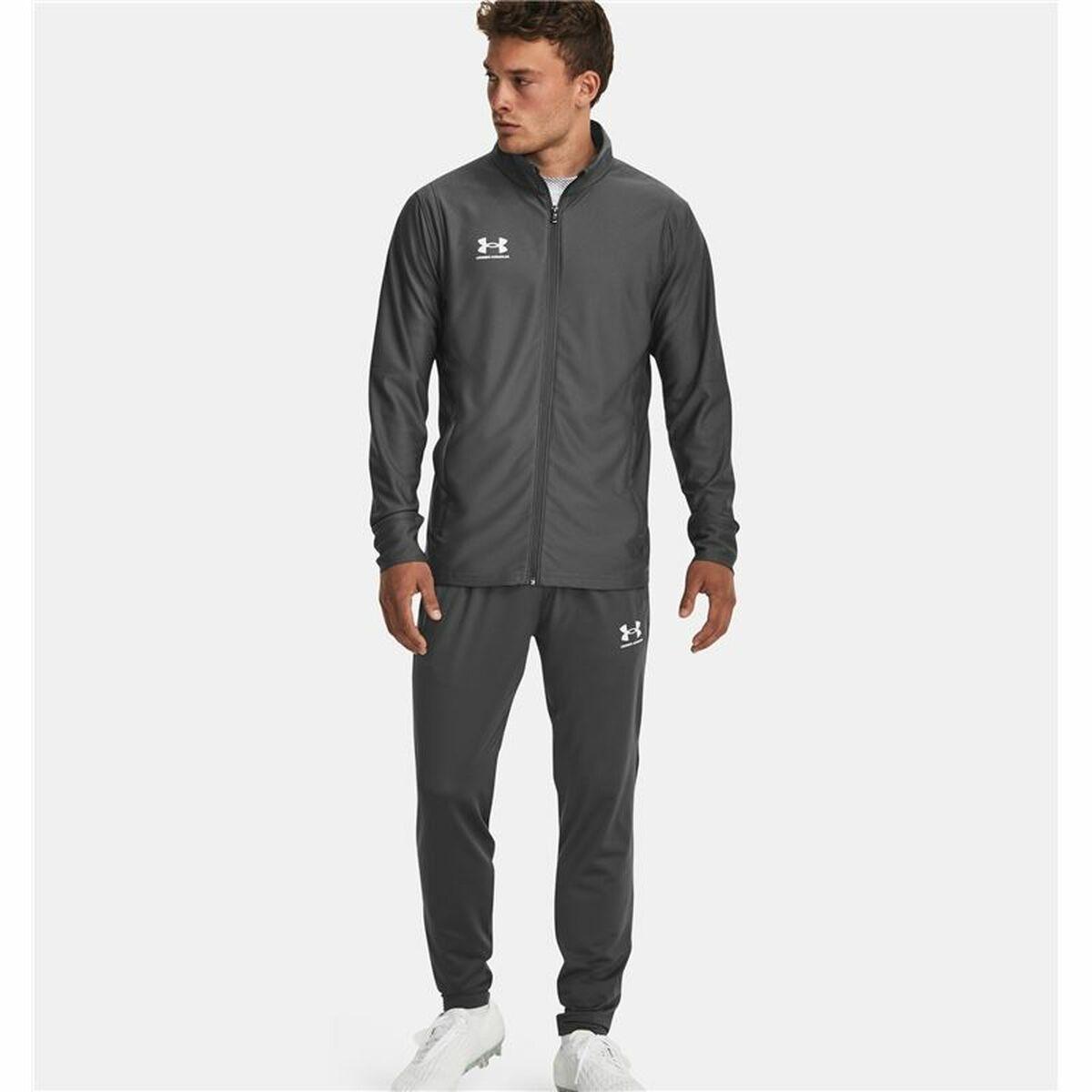 Men’s Sports Jacket – Under Armour Challenger Grey - Image 5