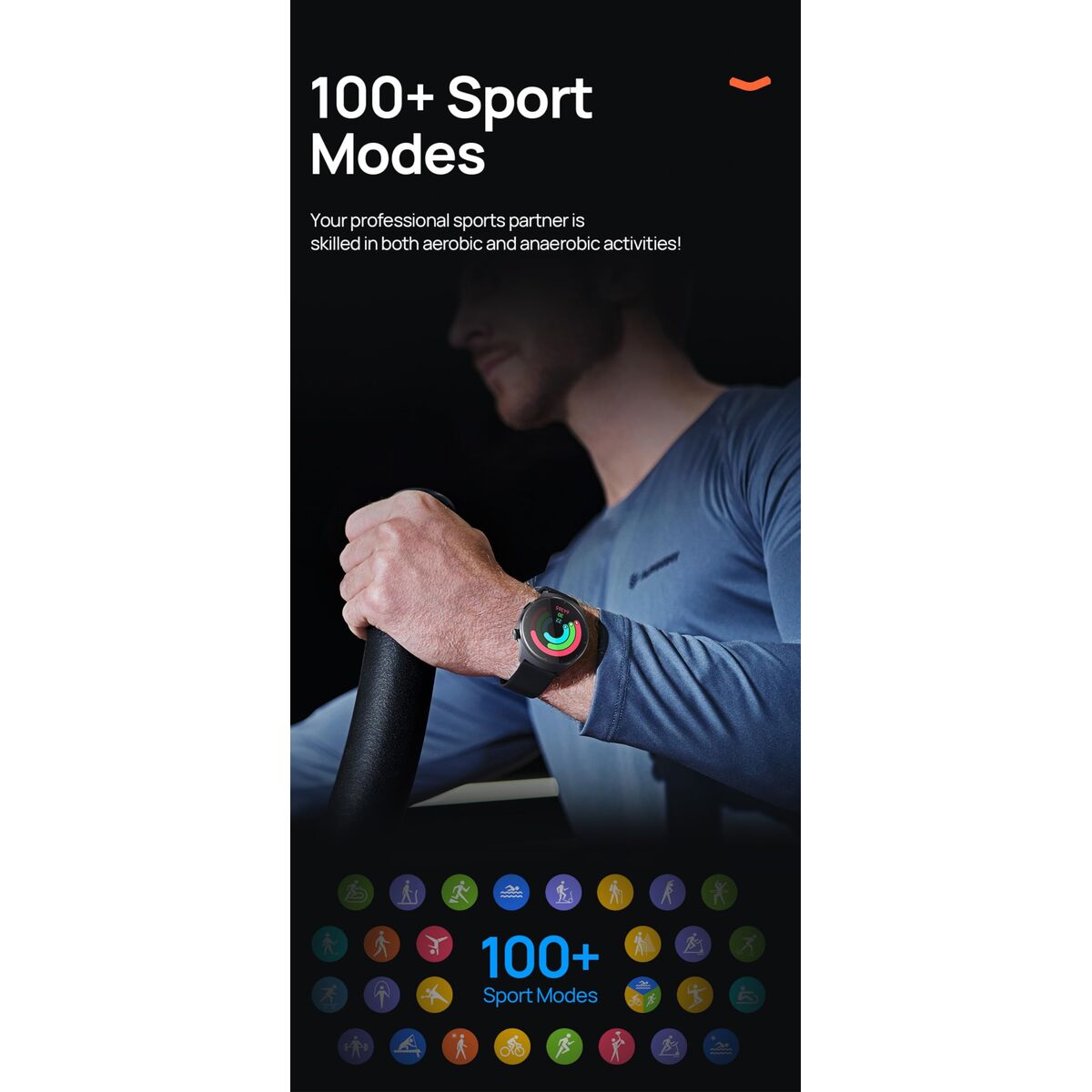 Smartwatch – Mibro LITE 3 | 1.3” AMOLED · Bluetooth · Circular Design | Brown / Dark Grey - Image 5