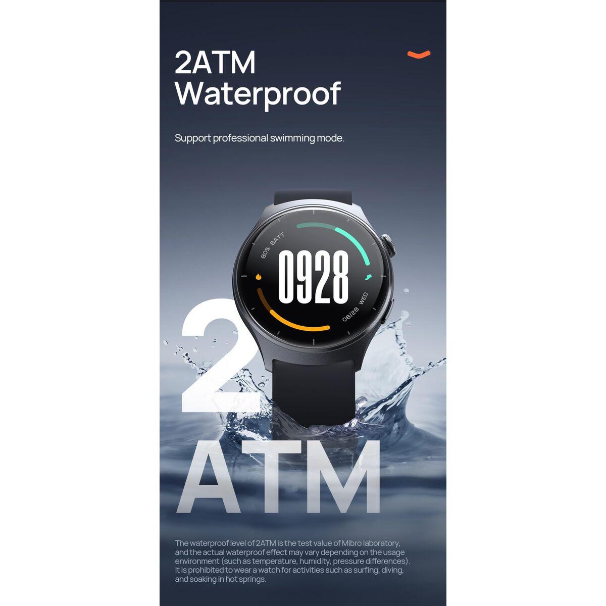 Smartwatch – Mibro LITE 3 | 1.3” AMOLED · Bluetooth · Circular Design | Brown / Dark Grey - Image 7