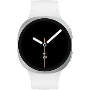 Smartwatch – Samsung Galaxy Watch 8 | 1.5” AMOLED · GPS · NFC · 44 mm | White / Silver