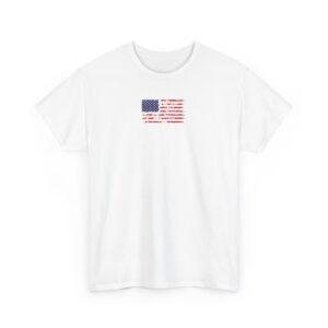 USA Flag  Edition Unisex Heavy Cotton Casual T-Shirt  – Multiple Colors