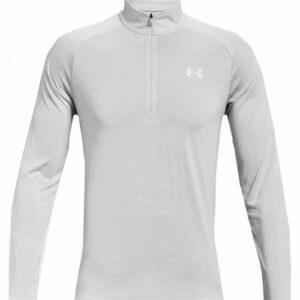 Men's Long Sleeve T-Shirt Under Armour Tech 2.0 1/2 Zip White