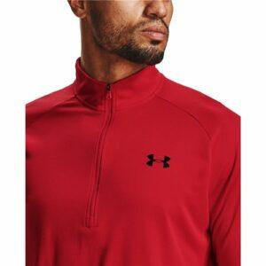 Men's Long Sleeve T-Shirt Under Armour Tech™ ½ Zip Red