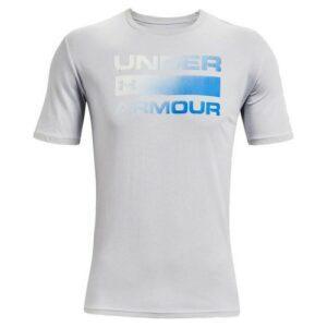 Men's Short Sleeve T-Shirt Under Armour Team Issue Light Grey