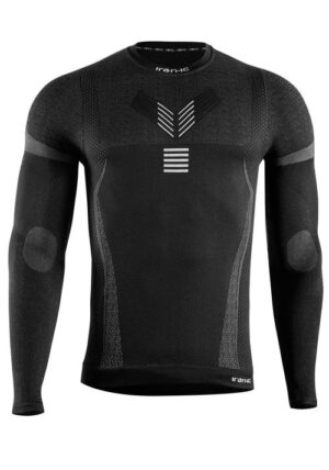 Men's Long Sleeve Performance Base Layer T-Shirt IRON-IC Black