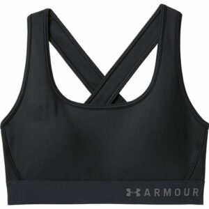 Women's Sports Bra Under Armour Mid Crossback Black
