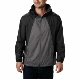 Windcheater Jacket Columbia Point Park Black & Grey