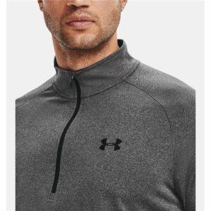 Men's Long Sleeve T-Shirt Under Armour Tech™ ½ Zip Dark Grey