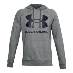 Men's Hoodie Under Armour Fleece Rival Dark Grey