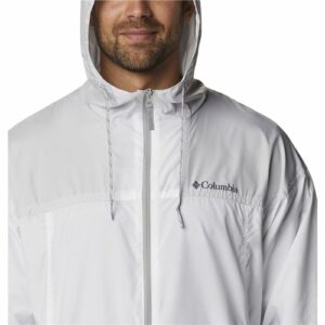 Men's Windbreaker Jacket Columbia Flash Challenger White