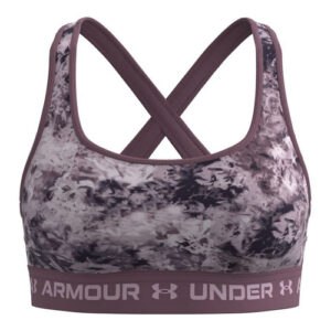 Women's Sports Bra Under Armour Mid Crossback Brown
